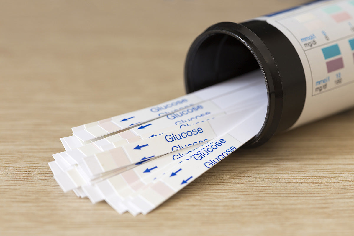 Photo of glucose strips, will expired glucose strips read high or low 