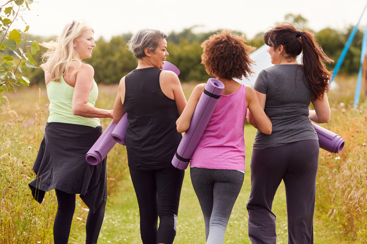 Group of women exercising with diabetes